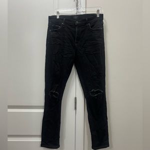 Citizens of Humanity Black Rocket Crop High Rise Skinny Jeans Size 28 US